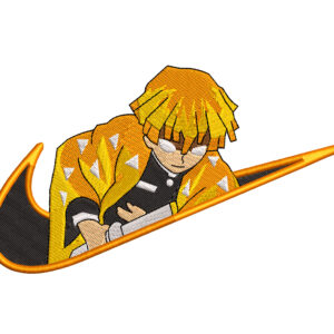 Zenitsu Agatsuma Nike, Nike Anime, Shoes Brand Logo